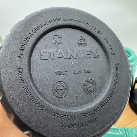 Stanley Classic 10oz Thermos Set Green and Gray Insulated Leak Proof Portable Ha - Picture 12 of 12